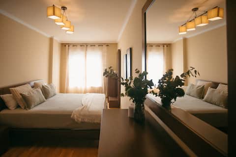 Rest along the Camino in Sarria