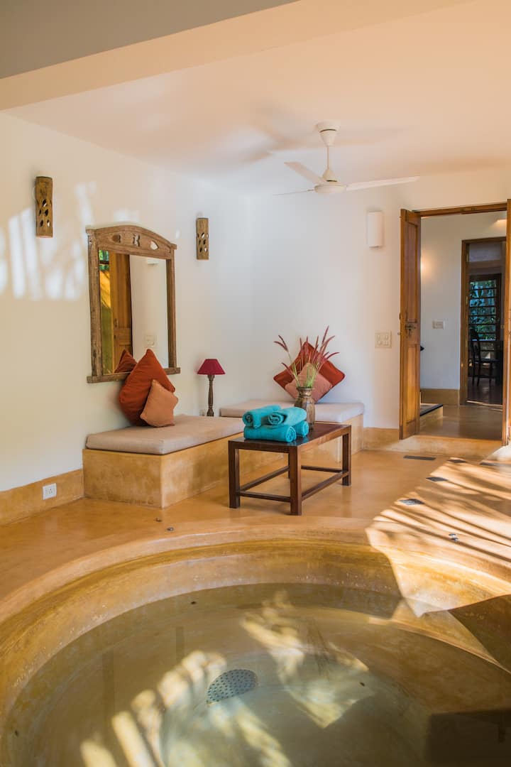 Villa Ashvini Jet Pool Area with Sitout