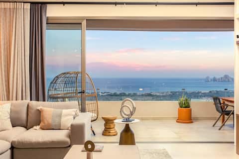 Top Airbnb: Stunning 3 BR 3.5 BA Penthouse with Amazing view! in Los Cabos
