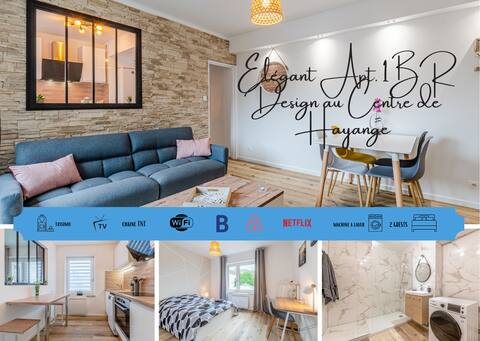 °Elegant Apt. 1BR Design at Centre de Hayange°