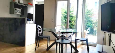 Modern and bright apartment of 60 square meters, terrace