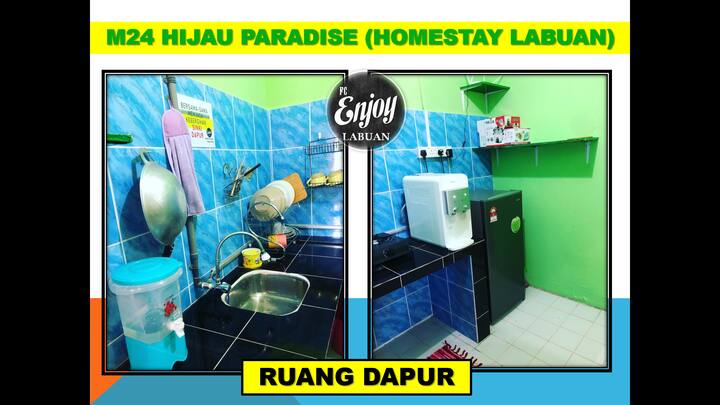Homestay Labuan Vip  M24 Rumah Hijau Wp Labuan - Labuan