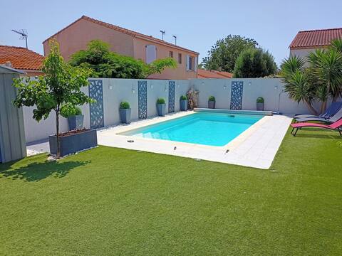 Villa with a pool