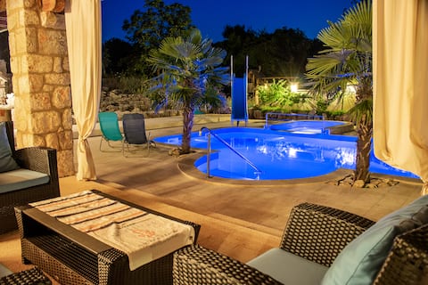 Krk Island House – Pool, Children's Pool & Water Slide