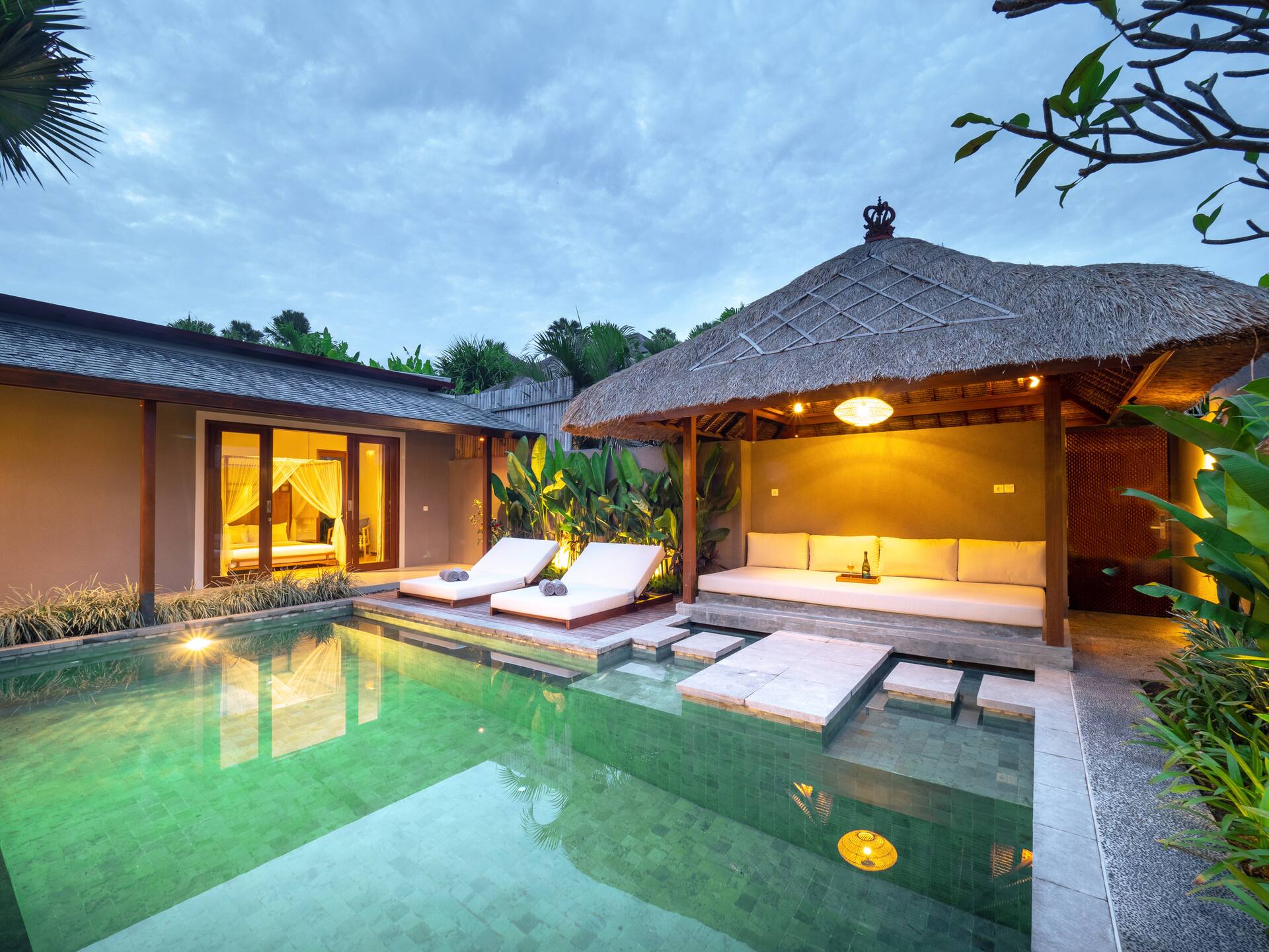 Umalas Tropical Modern 3 Bedroom Private Villa in Kerobokan 2