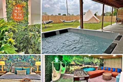 NEW: Tulum Theme|Hot Tub|Games|10 min to Downtown