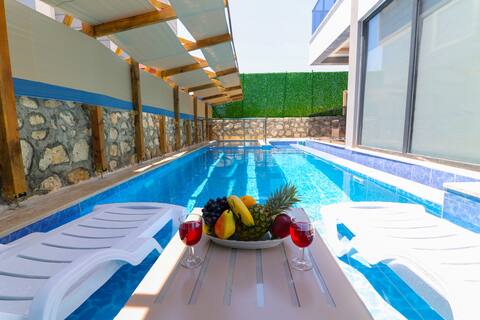 Luxury Villa with Sea and City Views