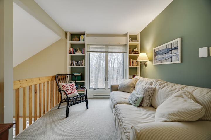 Snuggle on the couch, grab a book, and enjoy the peace.