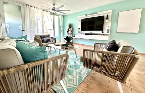 Top performing Airbnb: Coastal Apt · Walk to Beach · Pools · Superhost in Suárez