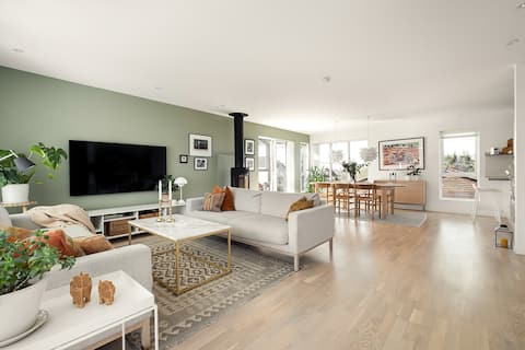 Funky house with large terrace