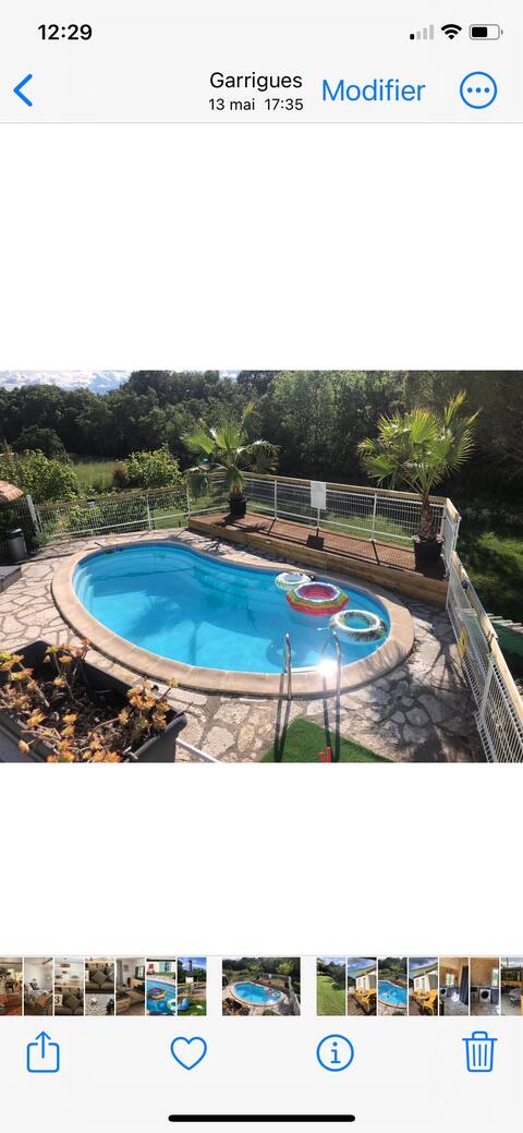 6 Pers house with private swimming pool s/s Opposite