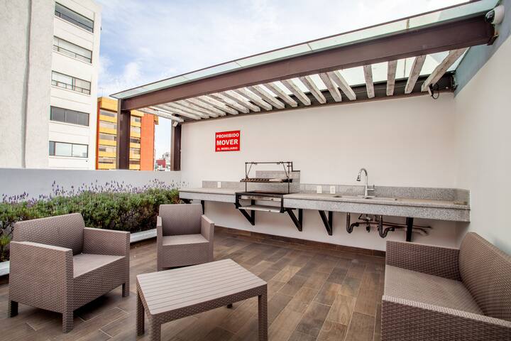 Apartment in Condesa with Rooftop & Gym gallery image 3