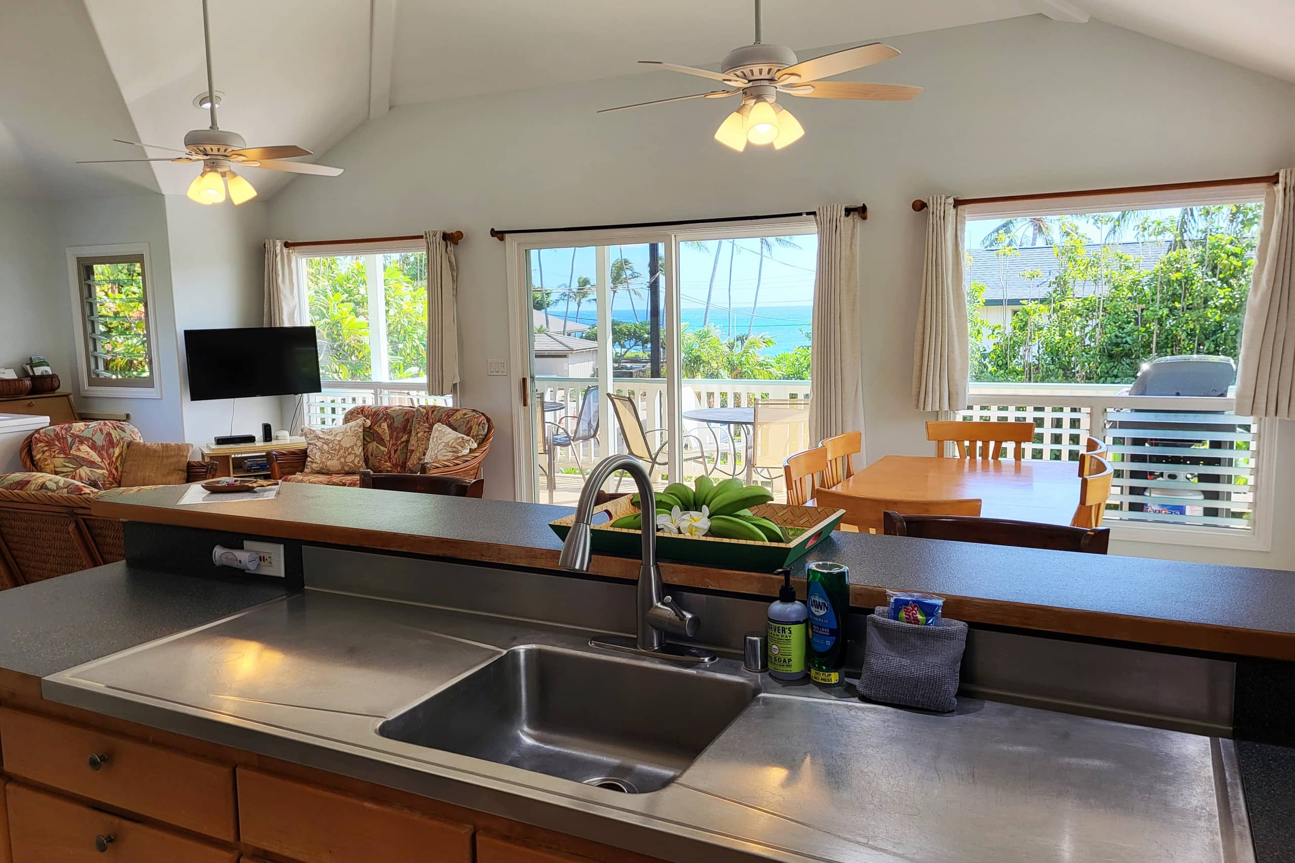 Steps to Poipu Beach, 3BR/3BA with AC and Views - Photo 17