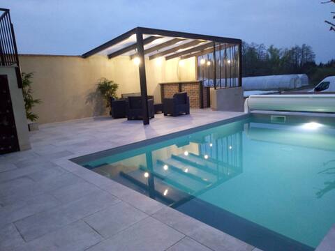 House with a pool