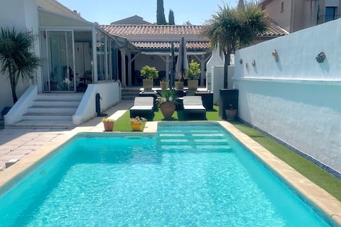 Beautiful villa, pool and patio near Montpellier