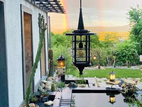 House with view, garden, pool