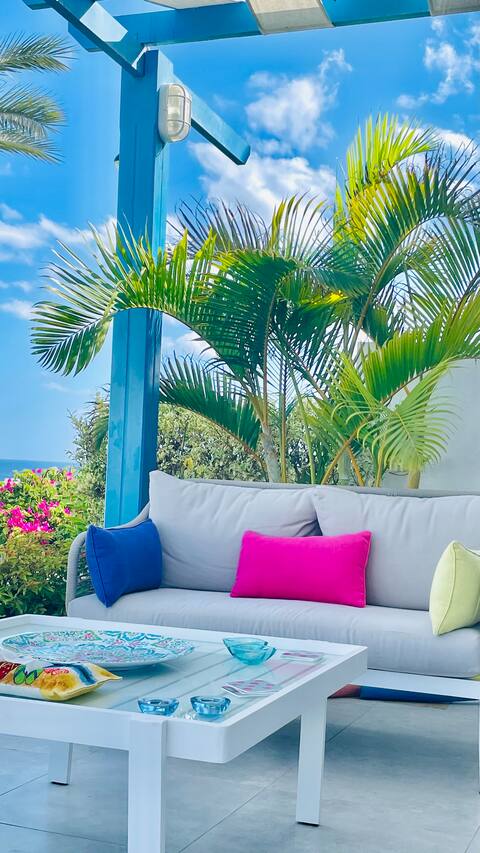 Scenic Sea View Garden Chalet @ MV Ras El-Hikma