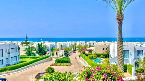Scenic Sea View Garden Chalet @ MV Ras El-Hikma