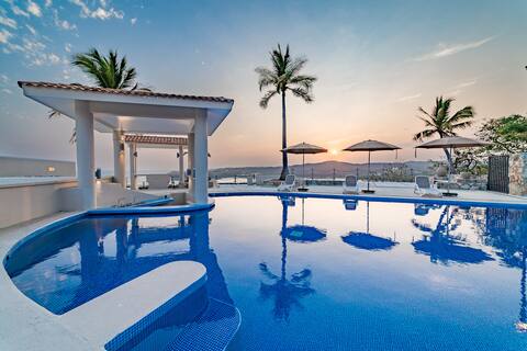 Oceanview Oasis, Resort Style Pool, AC. VILLA2
