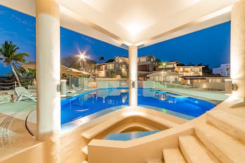 Oceanview Oasis, Resort Style Pool, AC, Villa 1