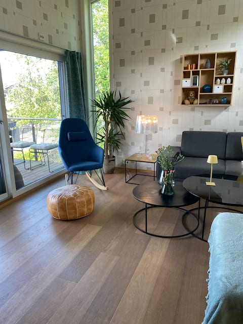 Nice villa overlooking the village.