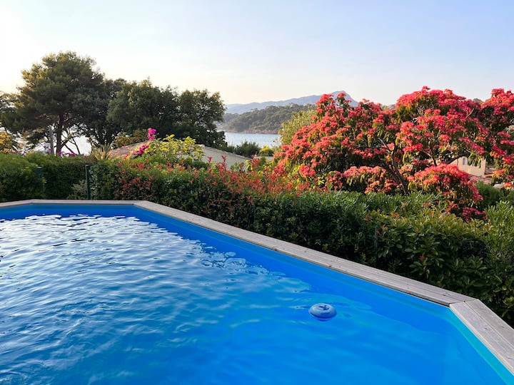 Villa Bord De Mer, Piscine, Plages, Vue - La Garde