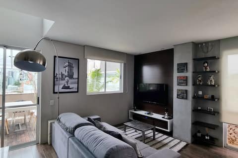 Top Airbnb: Amazing Duplex, best location in Curitiba in Bigorrilho