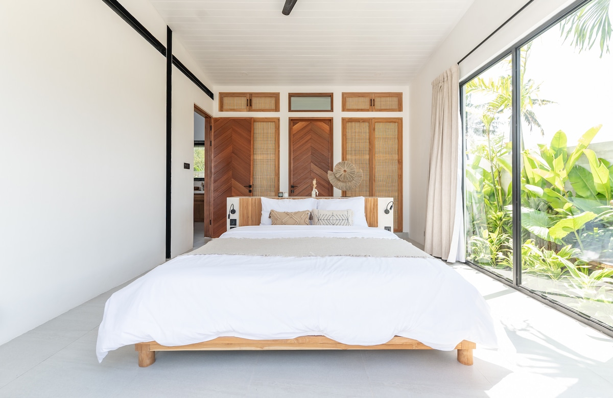 舒适的卧室1 ，带日出景观