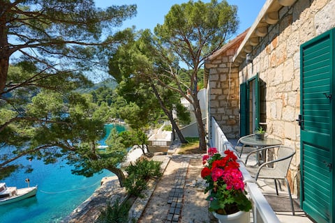 Top Airbnb: Captain Toni - seafront ap. in Općina Mljet