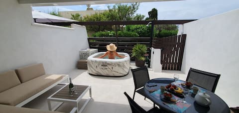 Popular Airbnb listing: Prestige Suite-Villa 195 - Naturist Village in Agde