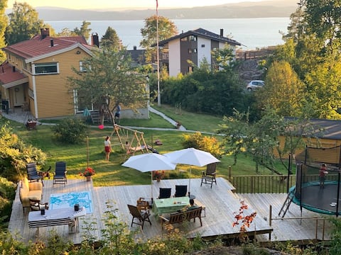 Modern designed historic lodge on Nesodden