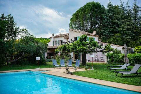 House with beautiful peaceful garden