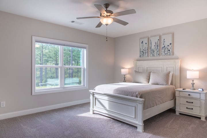 Cama doble tamaño queen en el s