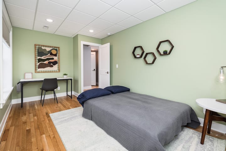 Office by day, bedroom by night - you will fall fast asleep on this convertible sleeper sofa from Room and Board.