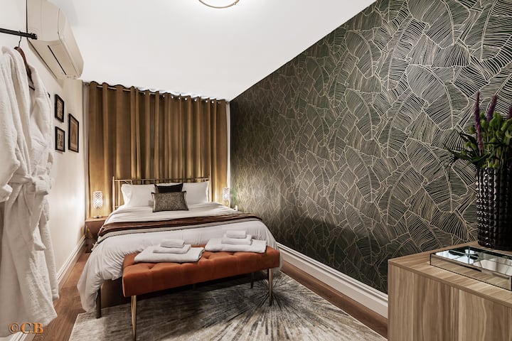 Bedroom # 2 includes one queen-sized bed