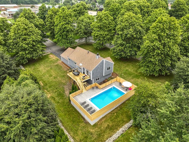 Modern Home w/ Pool & Game Room | Mins to Newport