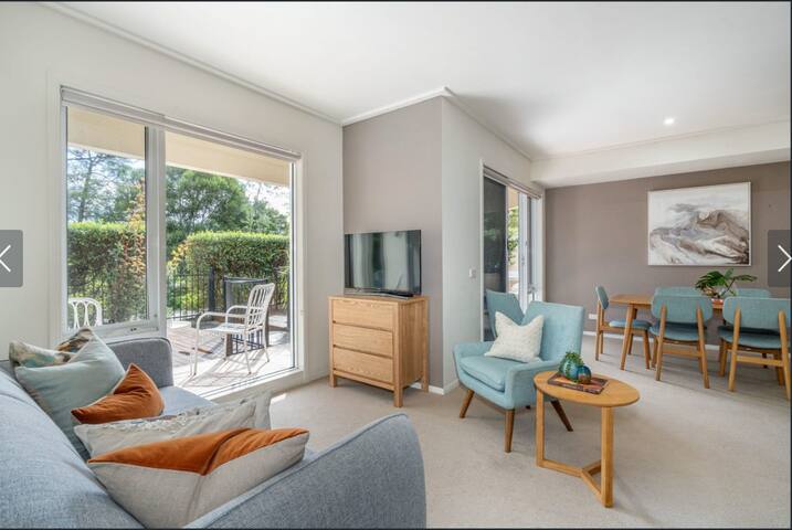 On the park, the beach, pool and private garden.