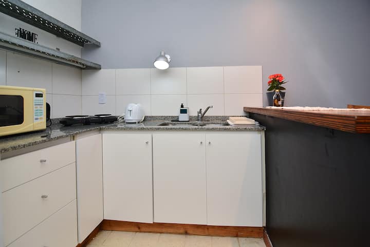 Departamento con patio privado de 1 dormitorio en Chacarita