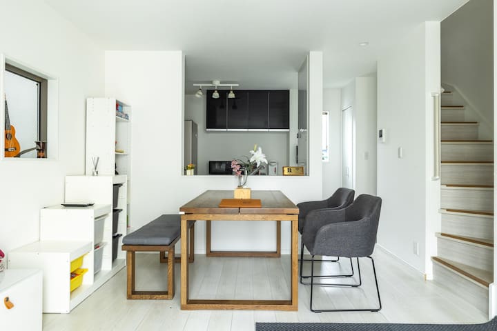 Cozy! Skytreeview, Private House for Max 8 guests!