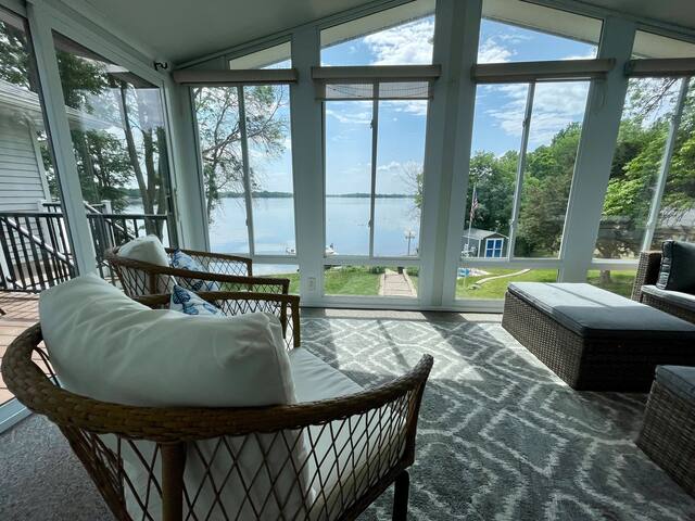 Large lakefront home on very desirable lake! gallery image 2