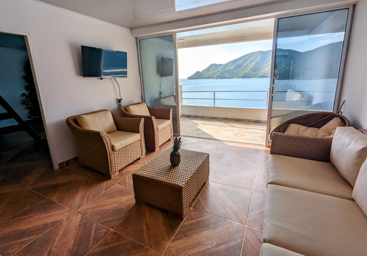 Luna Del Mar, Casa De 3 Habs Con Acceso Al Mar. - コロンビー サンタ・マルタ