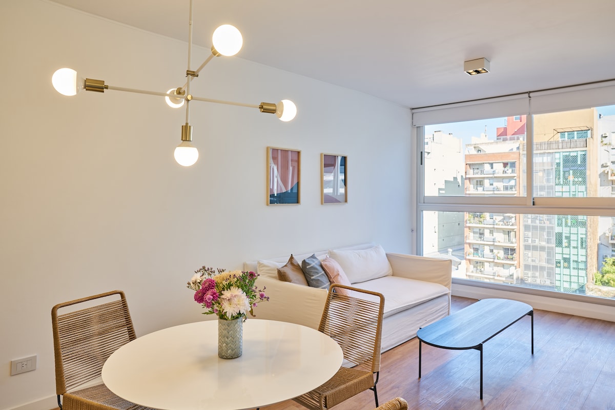 Apartamento de 1 quarto em Palermo Hollywood com piscina e academia