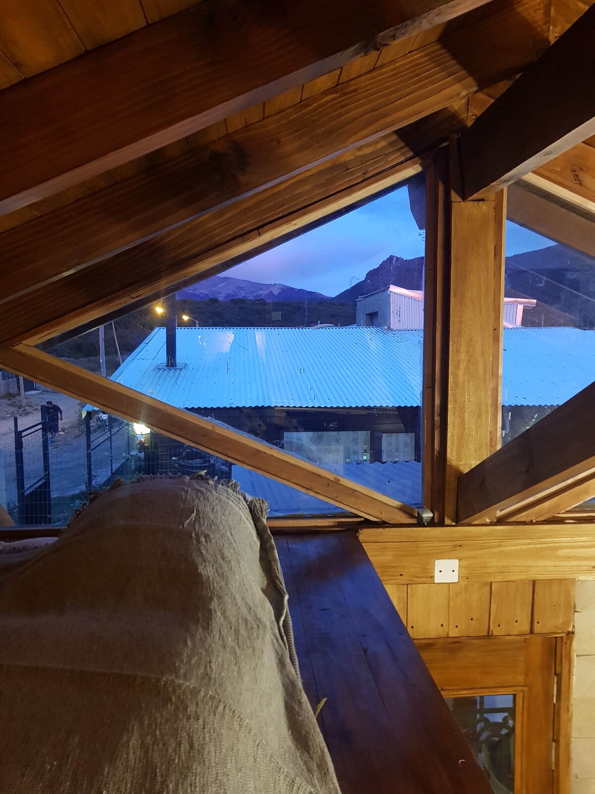 Mezzanine u spavaćoj sobi s predivnim  pogledom na Cerro Catedral.