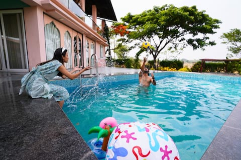 3BHK Moroccan Villa- Rivercrest Stays
