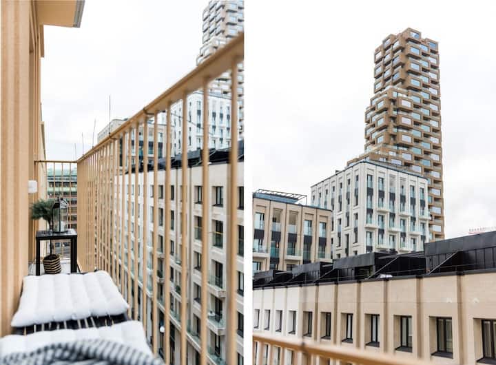 New, fresh 53m2 apartment in Vasastan, Stockholm Apartments for Rent