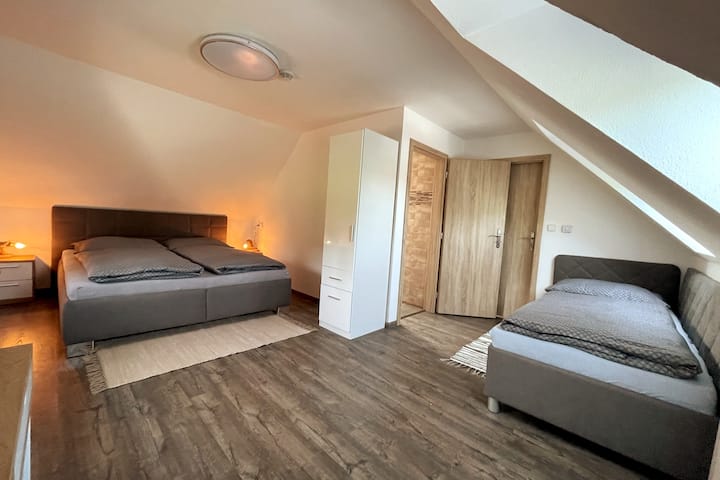 Room #4 (for 3 people) - with private bathroom