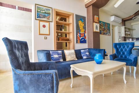 Successful Airbnb property: Sveti Stefan 1BR Duplex with breathtaking terrace in Sveti Stefan