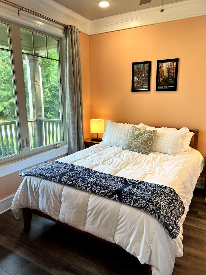 Queen sized bed