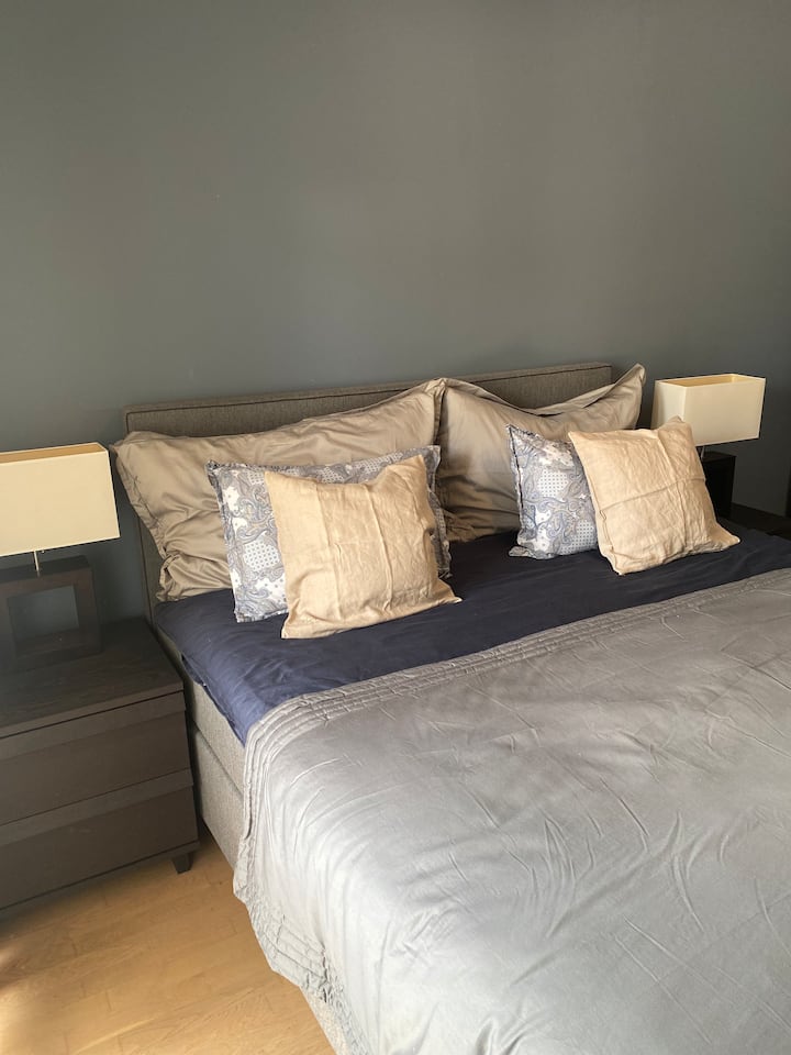 Chambre des maîtres, lit 180x200m