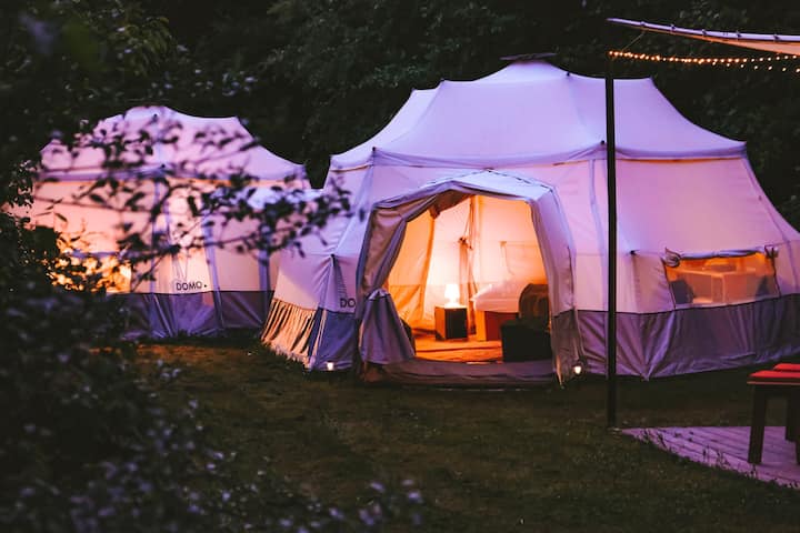 Superior Domo Glamping-teltta - Kupolitalot vuokrattavaksi in Losheim am  See, Saarland, Saksa - Airbnb